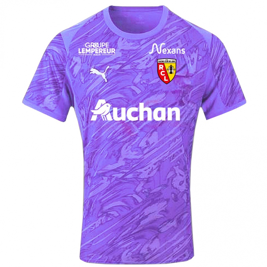 ילדים כדורגל רובין ריסר #40 לבנדר לבן חולצת שוער 2025/26