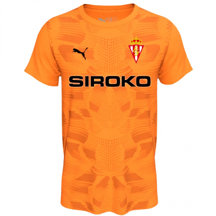 ילדים כדורגל ג'רארד מורנו #38 כתום שחור אדום חולצת שוער 2025/26