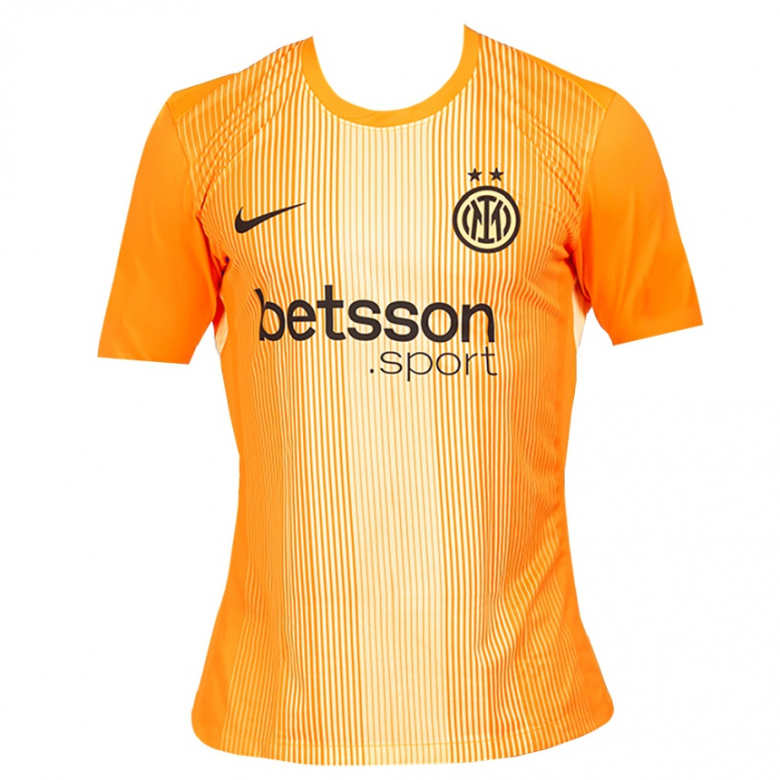 ילדים כדורגל אלסנדרו פנטימה #22 כתום בהיר שחור חולצת שוער 2025/26