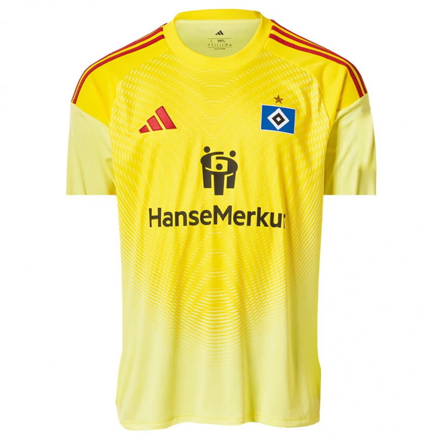 ילדים כדורגל האנס סטפן הרמן #40 צהוב אדום שחור חולצת שוער 2025/26