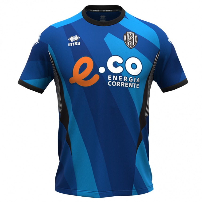 ילדים כדורגל Davide Apuzzo #1 כחול רויאל כתום חולצת שוער 2025/26