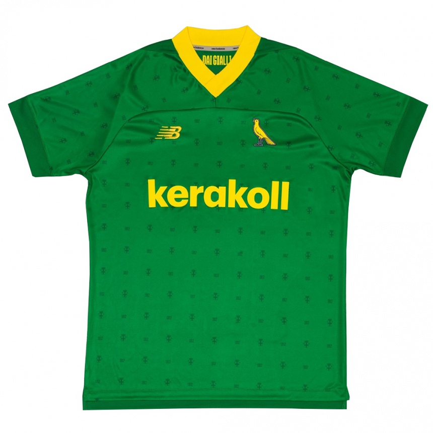 ילדים כדורגל Ferdinand Ugwu #12 ירוק צהוב חולצת שוער 2025/26