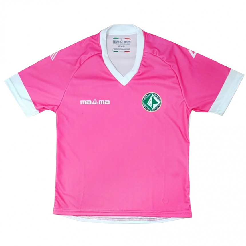 ילדים כדורגל לאונרדו מרסון #77 לבן ורוד לוהט חולצת שוער 2025/26