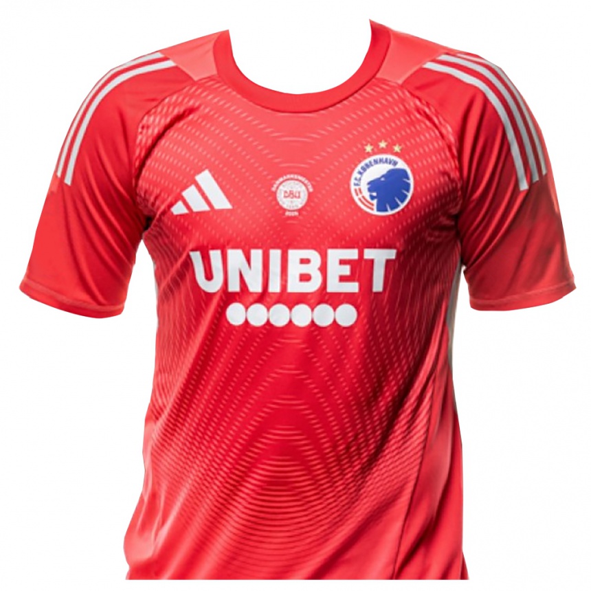 ילדים כדורגל Astrid Husemoen #26 לבן אדום חולצת שוער 2025/26 ילדים כדורגל Astrid Husemoen #26 לבן אדום חולצת שוער 2025/26