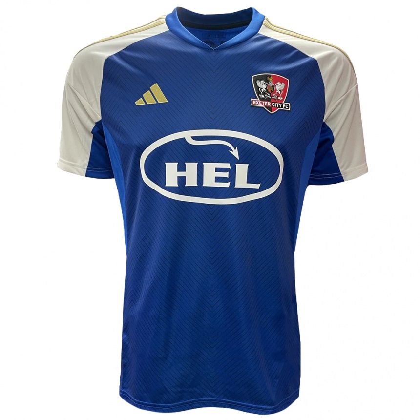 ילדים כדורגל Shaun Macdonald #37 כחול לבן זהב הרחק ג'רזי 2025/26 ילדים כדורגל Shaun Macdonald #37 כחול לבן זהב הרחק ג'רזי 2025/26