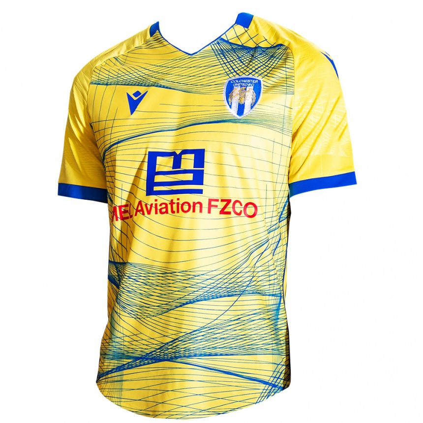 ילדים כדורגל ג'ון-קימני גורדון #11 צהוב כחול הרחק ג'רזי 2025/26 ילדים כדורגל ג'ון-קימני גורדון #11 צהוב כחול הרחק ג'רזי 2025/26