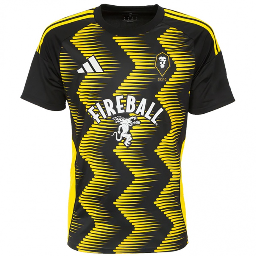 ילדים כדורגל מתיו יאנג #1 שחור צהוב הרחק ג'רזי 2025/26 ילדים כדורגל מתיו יאנג #1 שחור צהוב הרחק ג'רזי 2025/26