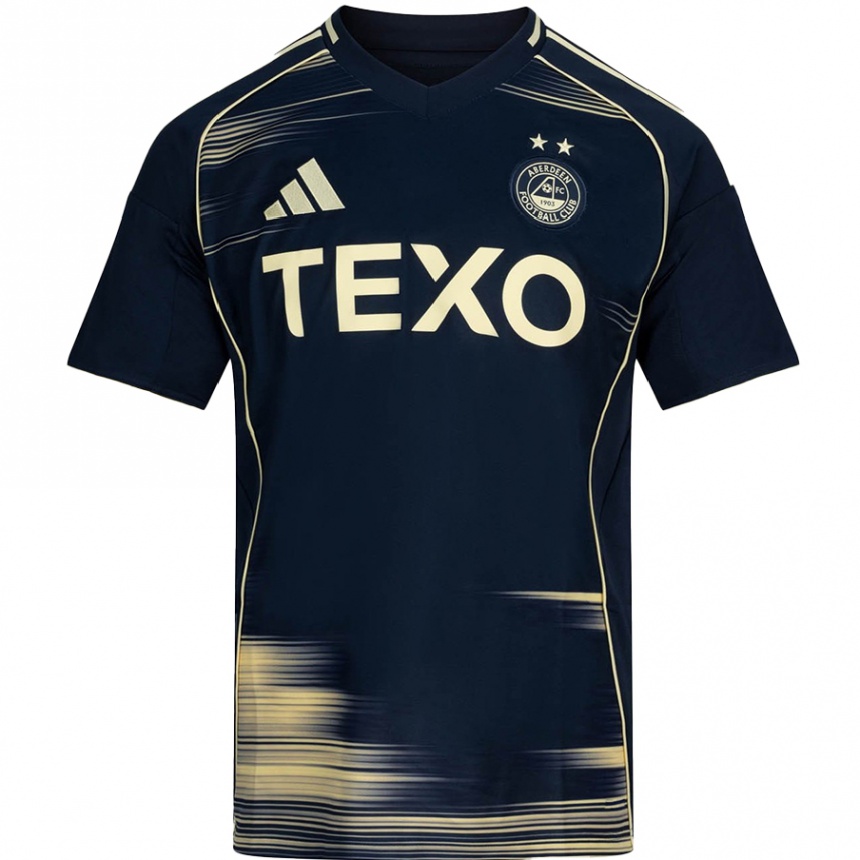 ילדים כדורגל ברנדן המילטון #42 כחול נייבי זהב הרחק ג'רזי 2025/26 ילדים כדורגל ברנדן המילטון #42 כחול נייבי זהב הרחק ג'רזי 2025/26