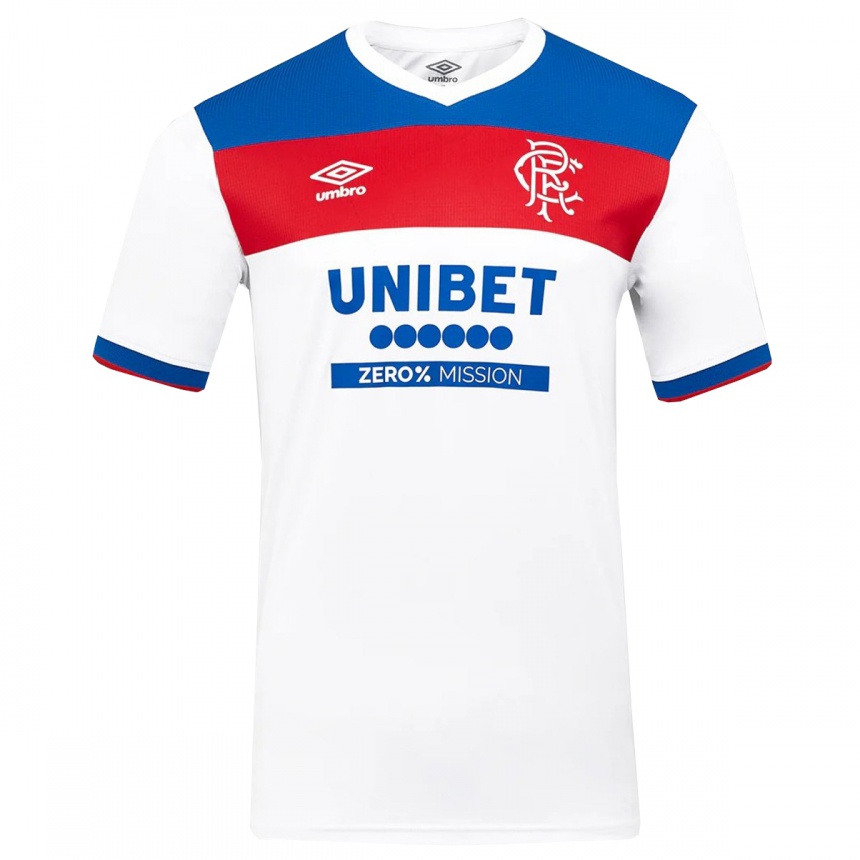 ילדים כדורגל איידן מקקליון #84 לבן אדום כחול הרחק ג'רזי 2025/26