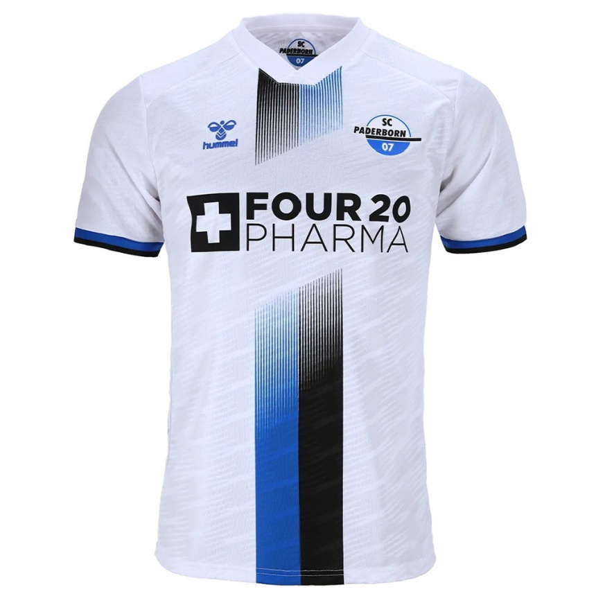 ילדים כדורגל ג׳נטיל אפולבי #17 לבן כחול הרחק ג'רזי 2025/26