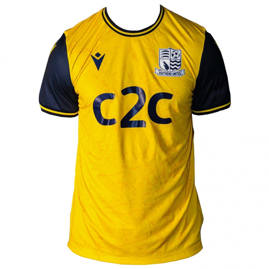 ילדים כדורגל לאון צ׳יימברס-פרילון #19 צהוב שחור הרחק ג'רזי 2025/26