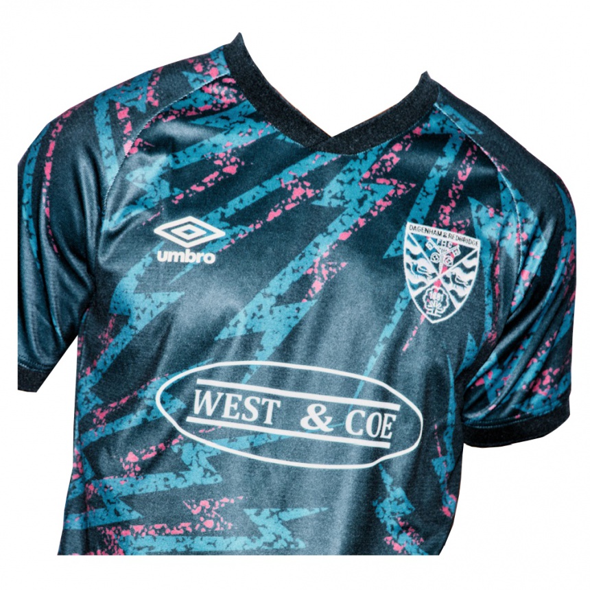 ילדים כדורגל אנדי קארול #9 שחור נייבי הרחק ג'רזי 2025/26