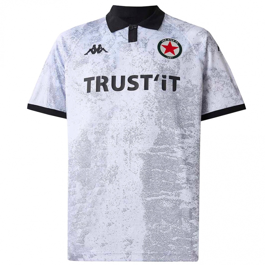 ילדים כדורגל סמואל רנל #97 לבן שחור הרחק ג'רזי 2025/26