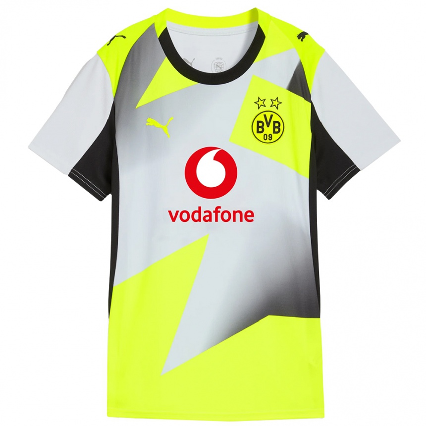 ילדים כדורגל Miguel Adje #17 צהוב פלואורסצנטי הרחק ג'רזי 2025/26 ילדים כדורגל Miguel Adje #17 צהוב פלואורסצנטי הרחק ג'רזי 2025/26