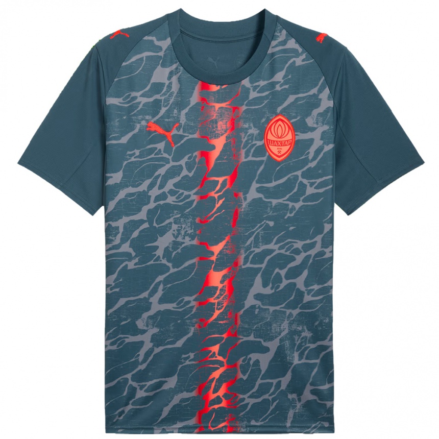 ילדים כדורגל Roman Savchenko #3 כחול נייבי אדום הרחק ג'רזי 2025/26