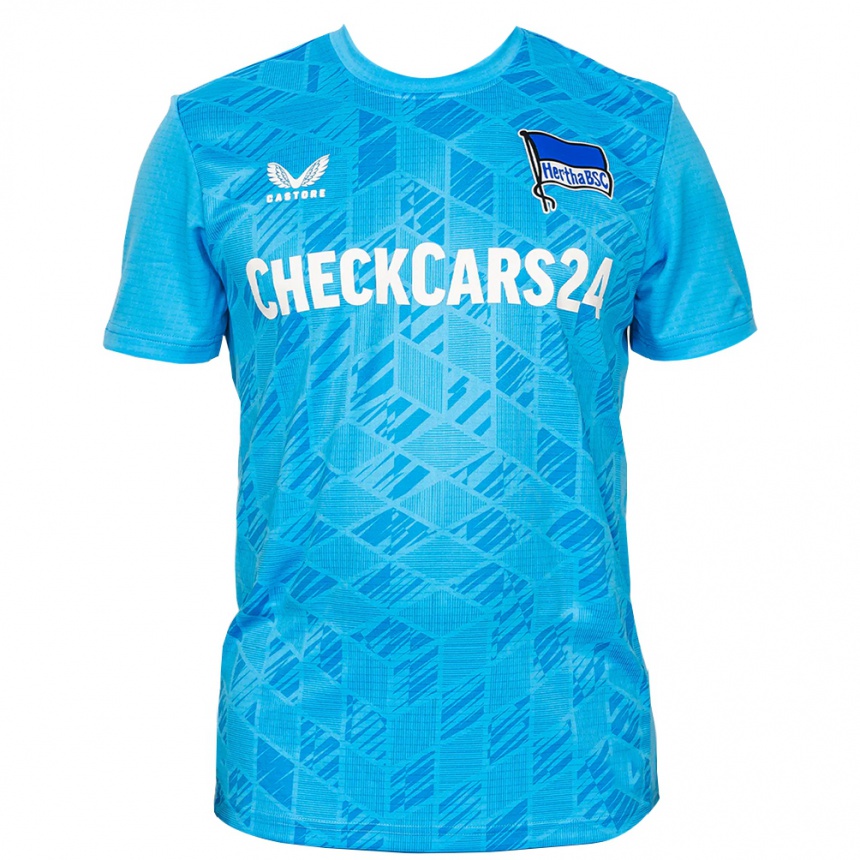 ילדים כדורגל Serkan Boga #0 כחול בהיר לבן חולצת שוער 2025/26