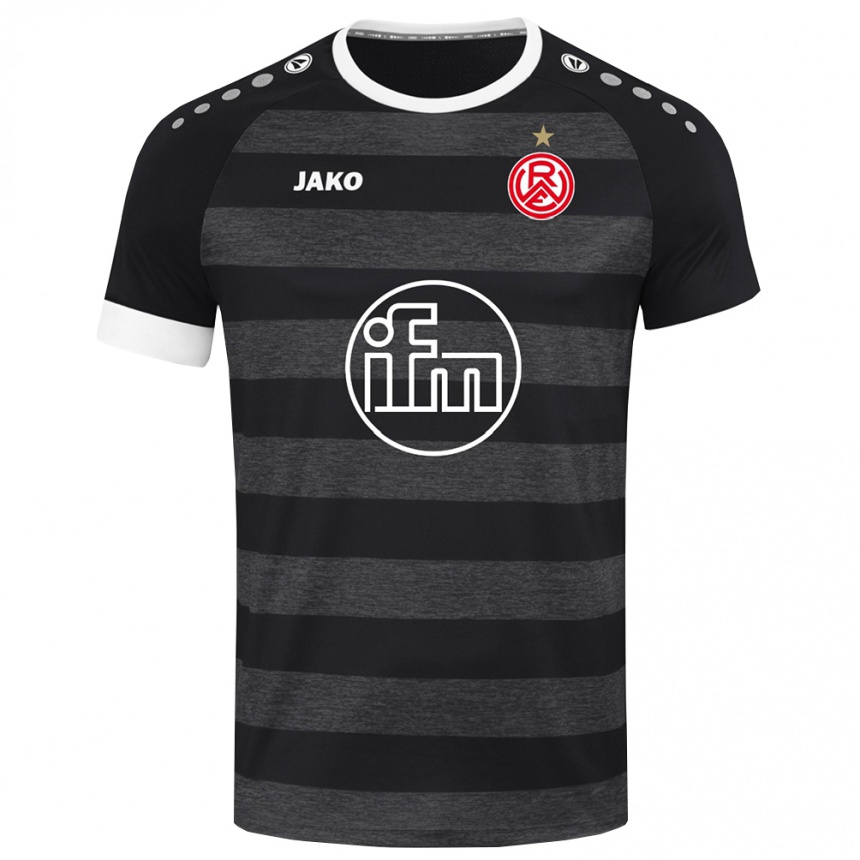 ילדים כדורגל Leonard Jegus #29 שחור לבן חולצת שוער 2025/26