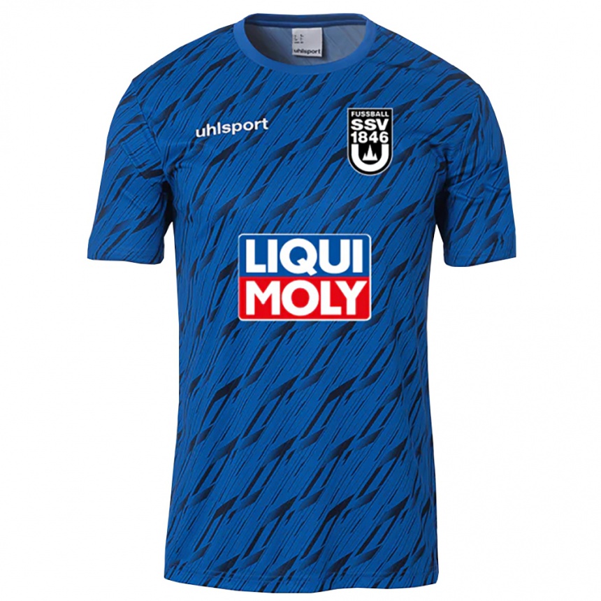 ילדים כדורגל דנילו מרגריטי #12 כחול רויאל לבן חולצת שוער 2025/26