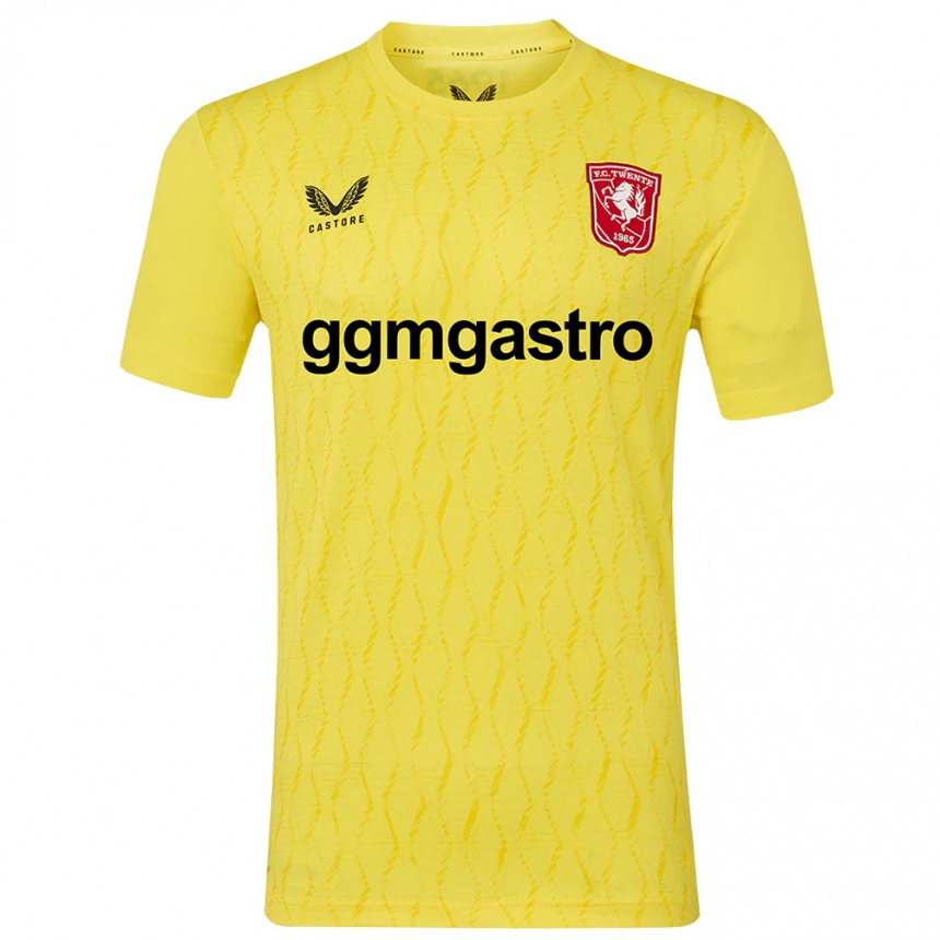 ילדים כדורגל Leandro Merencia #1 צהוב שחור חולצת שוער 2025/26