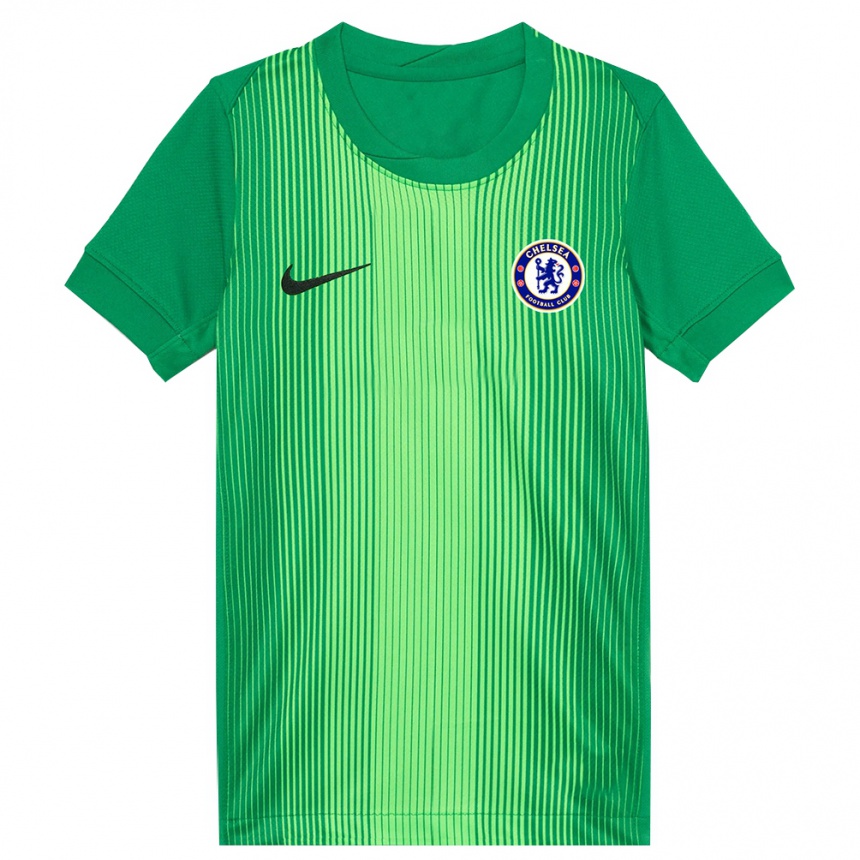 ילדים כדורגל ליביה פנג #0 ירוק שחור חולצת שוער 2025/26