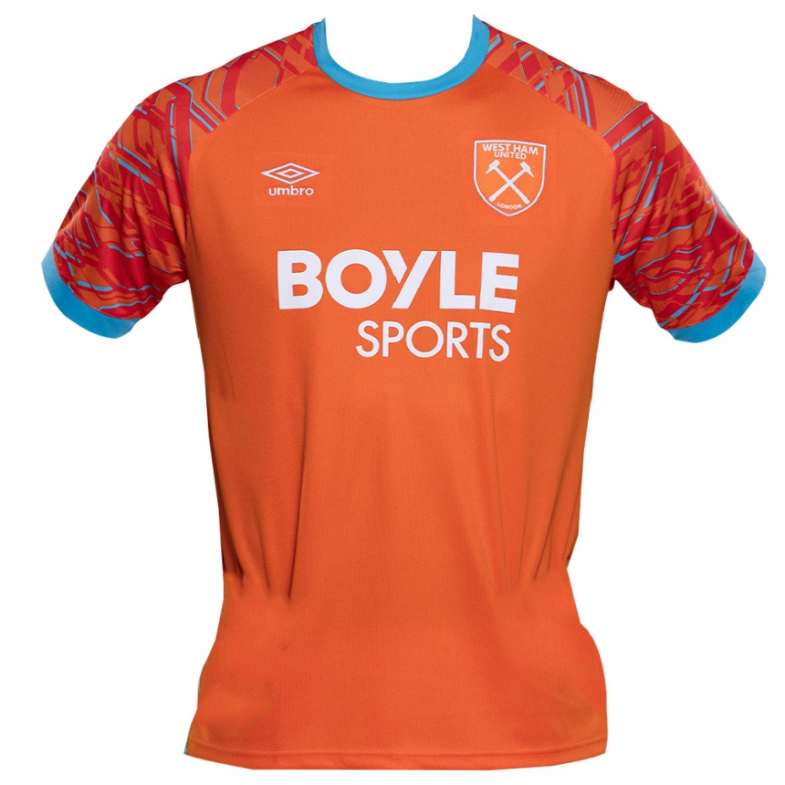 ילדים כדורגל קינגה שמיק #1 כתום לבן חולצת שוער 2025/26