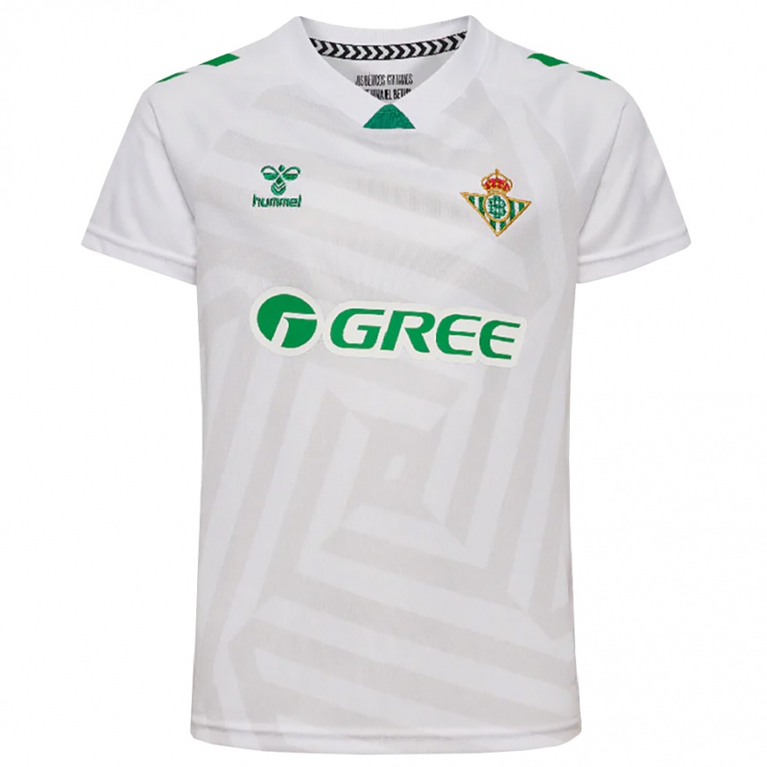 ילדים כדורגל Sergio Vázquez #0 ירוק לבן חולצת שוער 2025/26