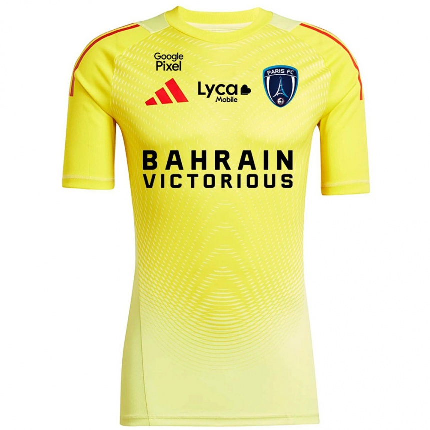 ילדים כדורגל Leny Daliah #1 צהוב שחור בהיר חולצת שוער 2025/26