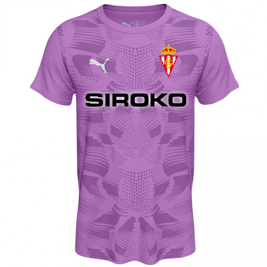 ילדים כדורגל ג'רארד מורנו #38 שחור לבנדר חולצת שוער 2025/26