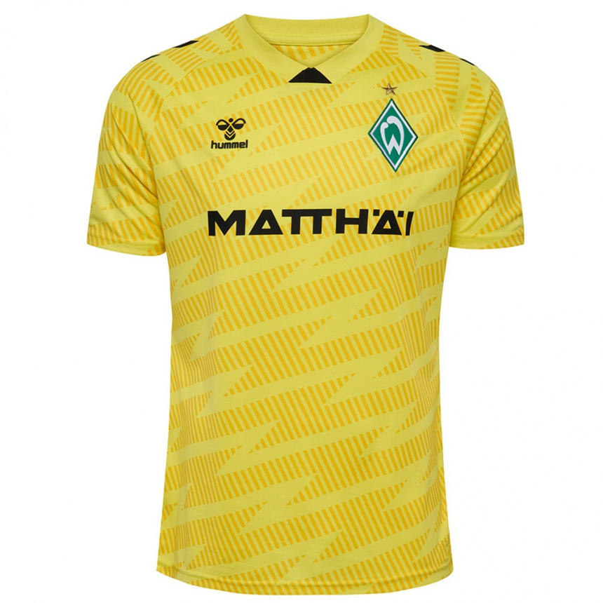 ילדים כדורגל יונס הורש #20 שחור צהוב חולצת שוער 2025/26