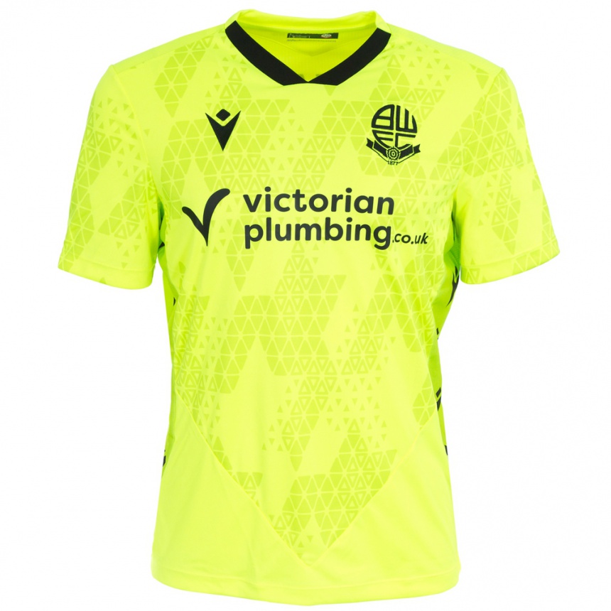 ילדים כדורגל Annabelle White #0 ירוק פלורסנט חולצת שוער 2025/26