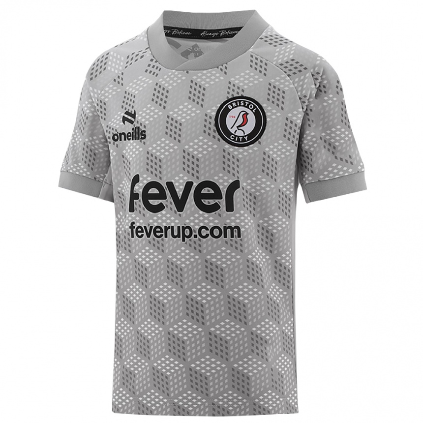 ילדים כדורגל ג'ו למליי #13 אפור שחור חולצת שוער 2025/26