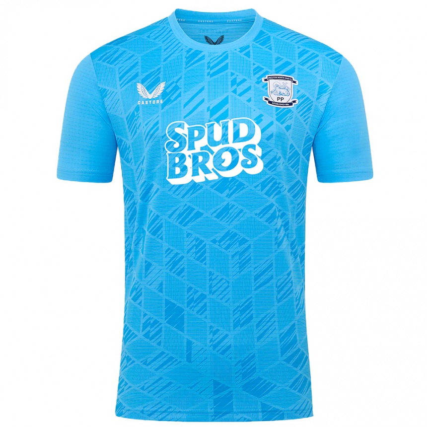 ילדים כדורגל Joseph Nicholson #0 לבן כחול חולצת שוער 2025/26