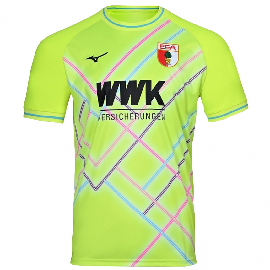 ילדים כדורגל Luis Schrembs #1 צהוב ירוק שחור חולצת שוער 2025/26