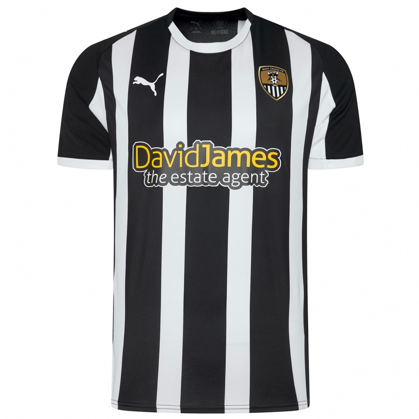 גברים כדורגל קלה רוס #1 שחור לבן ג'רזי ביתית 2025/26