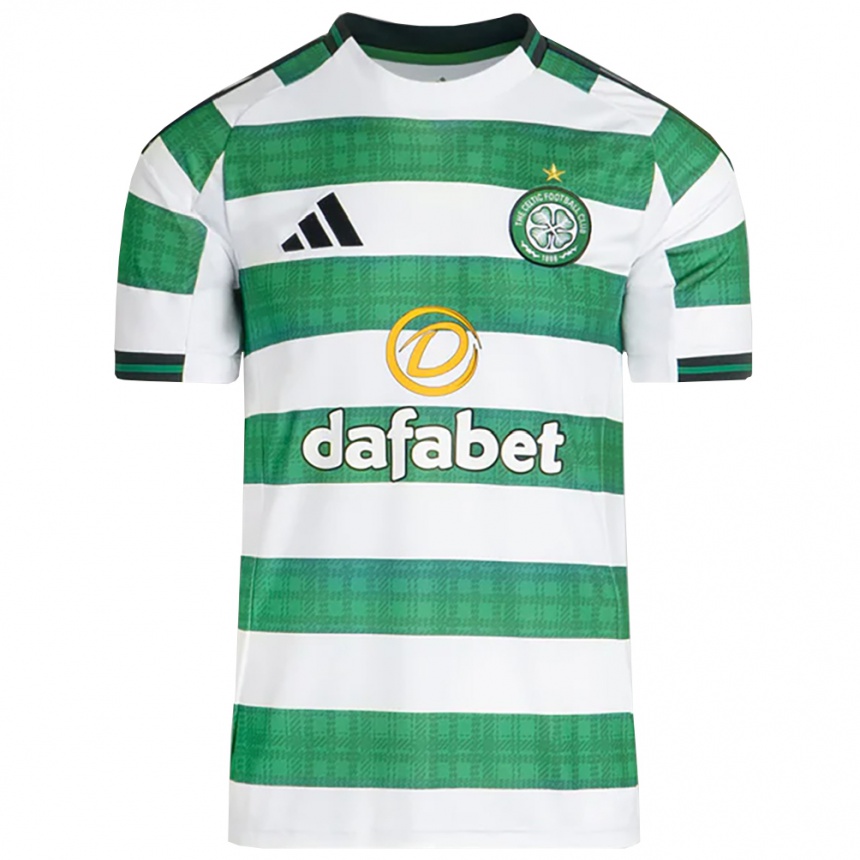 גברים כדורגל שון מקארדל #62 ירוק לבן ג'רזי ביתית 2025/26 גברים כדורגל שון מקארדל #62 ירוק לבן ג'רזי ביתית 2025/26