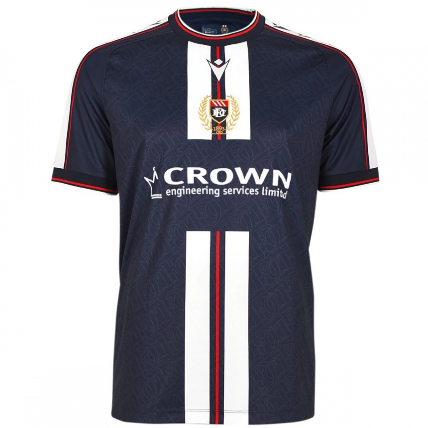 גברים כדורגל Michael Hunter #16 כחול נייבי לבן ג'רזי ביתית 2025/26 גברים כדורגל Michael Hunter #16 כחול נייבי לבן ג'רזי ביתית 2025/26