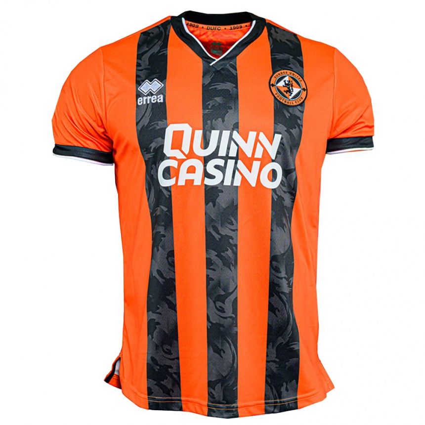 גברים כדורגל קונאל שילדס #49 כתום שחור ג'רזי ביתית 2025/26