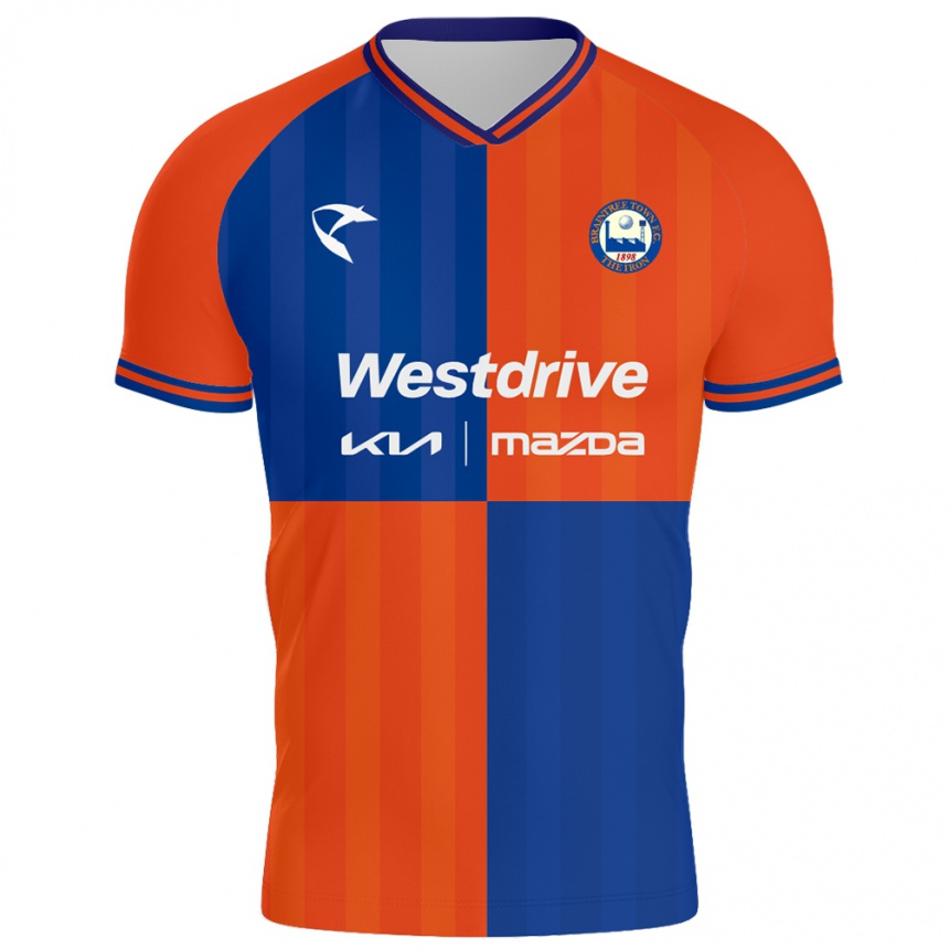 גברים כדורגל Cameron Mcpherson #23 כתום כחול מלכותי ג'רזי ביתית 2025/26 גברים כדורגל Cameron Mcpherson #23 כתום כחול מלכותי ג'רזי ביתית 2025/26