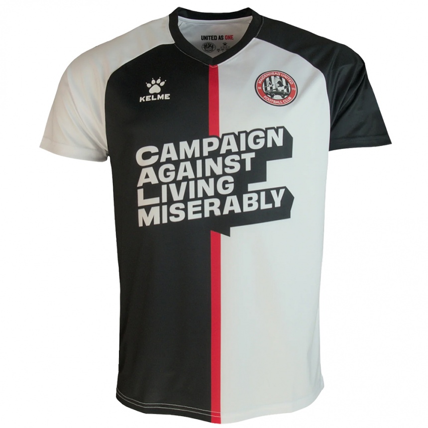 גברים כדורגל ריאן ברטלי #6 לבן שחור ג'רזי ביתית 2025/26 גברים כדורגל ריאן ברטלי #6 לבן שחור ג'רזי ביתית 2025/26