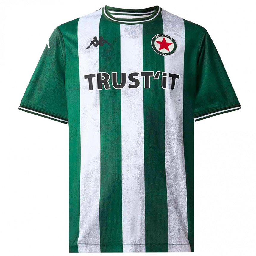 גברים כדורגל סמואל רנל #97 ירוק לבן ג'רזי ביתית 2025/26