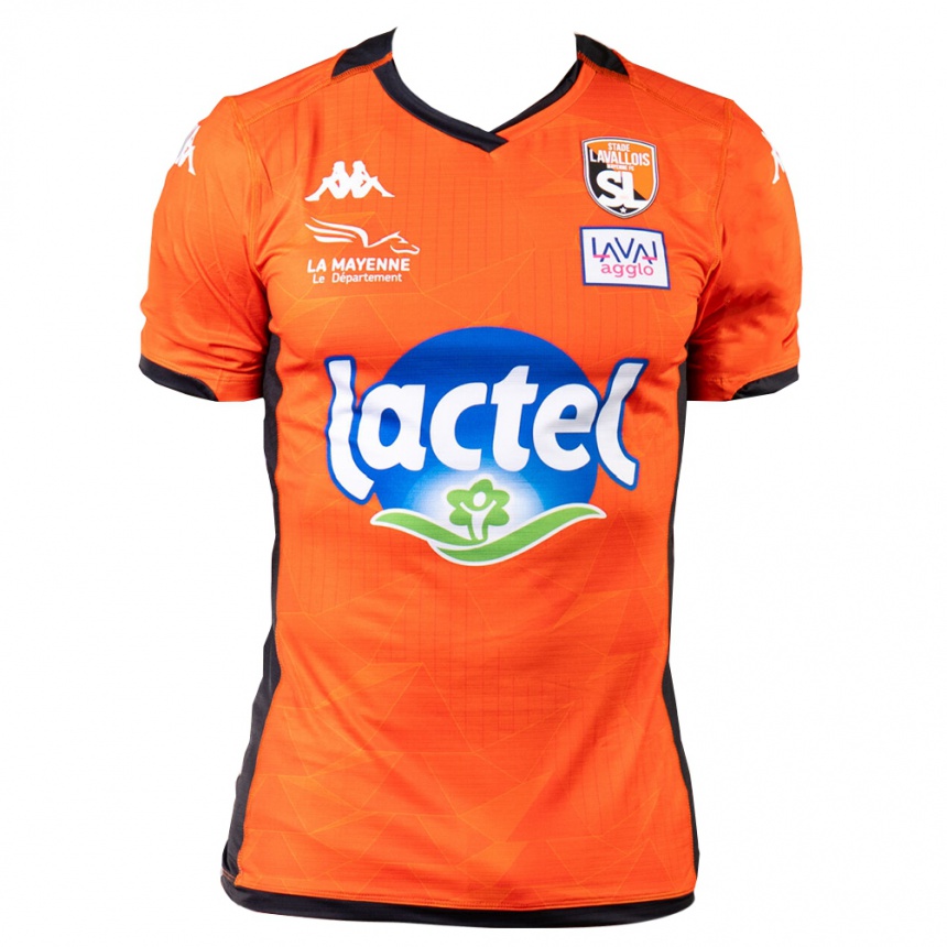 גברים כדורגל Samuel Gressant #0 כתום שחור ג'רזי ביתית 2025/26