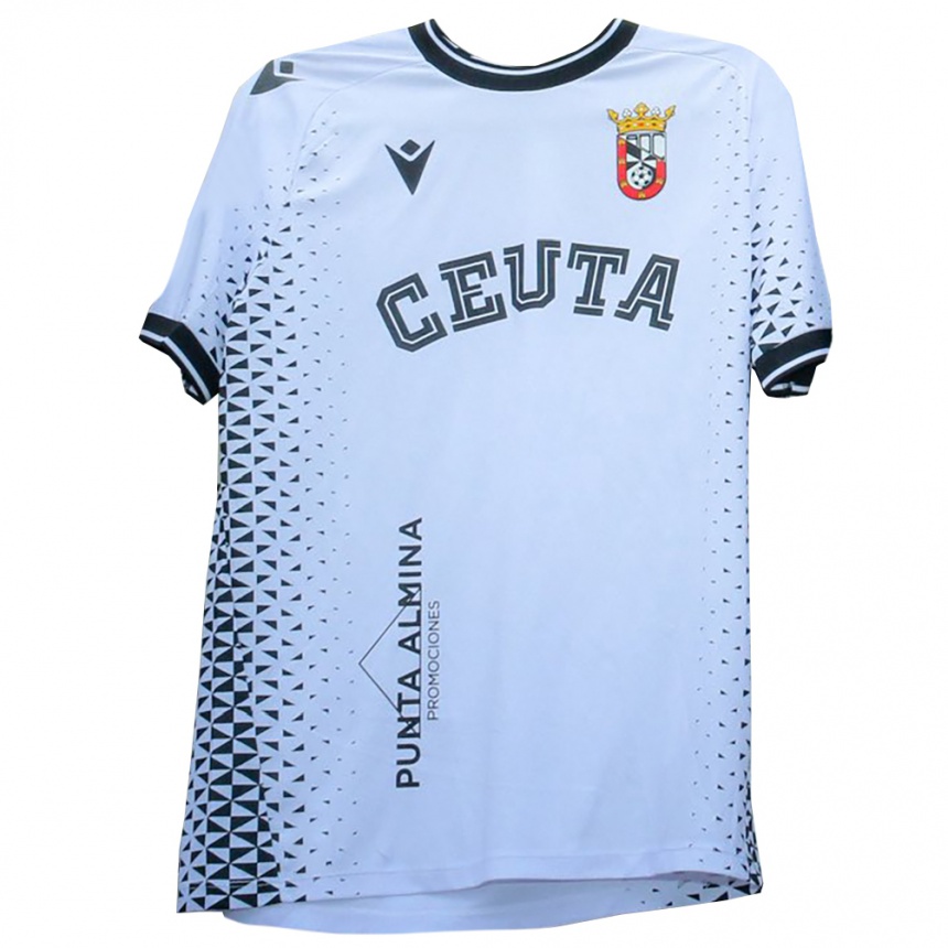 גברים כדורגל David Cobo #20 לבן שחור ג'רזי ביתית 2025/26