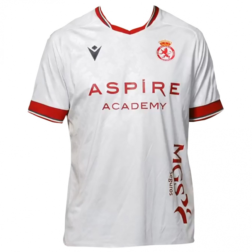 גברים כדורגל מריו אזנר #25 לבן אדום ג'רזי ביתית 2025/26 גברים כדורגל מריו אזנר #25 לבן אדום ג'רזי ביתית 2025/26