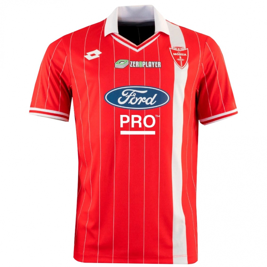 גברים כדורגל סטפנו סנסי #12 אדום לבן ג'רזי ביתית 2025/26 גברים כדורגל סטפנו סנסי #12 אדום לבן ג'רזי ביתית 2025/26