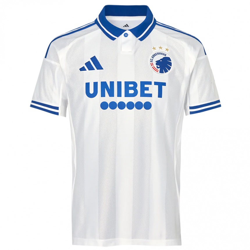 גברים כדורגל אוסקר בואר #61 לבן כחול ג'רזי ביתית 2025/26 גברים כדורגל אוסקר בואר #61 לבן כחול ג'רזי ביתית 2025/26