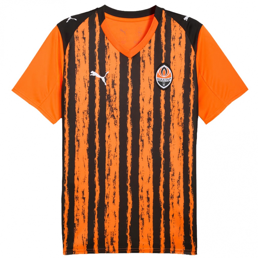 גברים כדורגל קאווה אליאס #19 כתום שחור ג'רזי ביתית 2025/26 גברים כדורגל קאווה אליאס #19 כתום שחור ג'רזי ביתית 2025/26