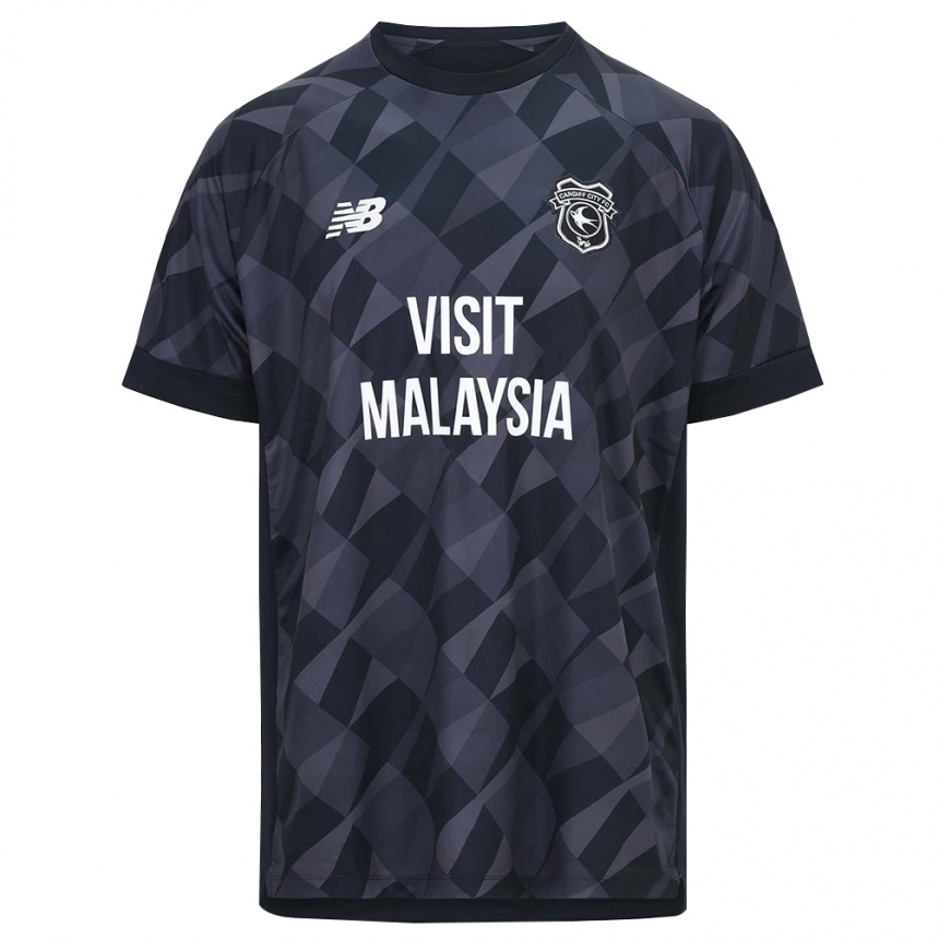 גברים כדורגל אלכס קרוס #12 שחור לבן חולצת שוער 2025/26