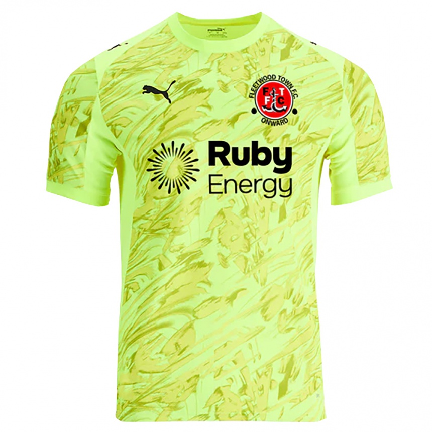 גברים כדורגל ג'יי לינץ' #13 שחור צהוב חולצת שוער 2025/26