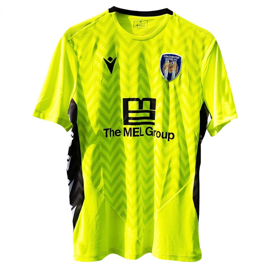 גברים כדורגל הריסון צ׳מברליין #46 שחור צהוב חולצת שוער 2025/26