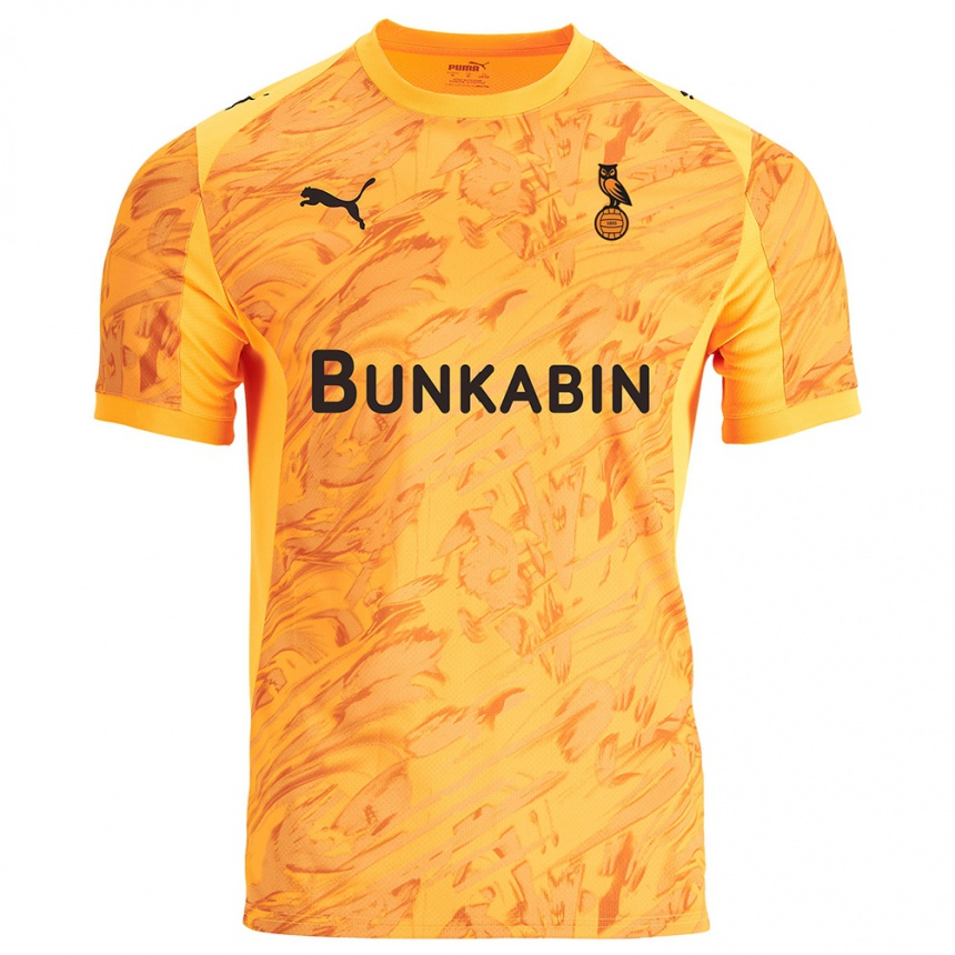 גברים כדורגל Cook #0 שחור כתום חולצת שוער 2025/26 גברים כדורגל Cook #0 שחור כתום חולצת שוער 2025/26